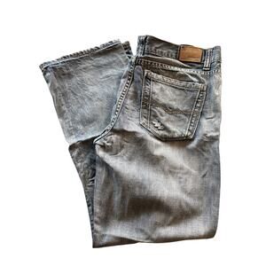Size W36 L30 Straight Flypaper brand blue denim jeans RN# 114936